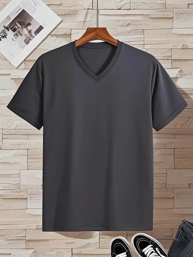 Tom™ – V-hals Slim Fit T-skjorte med korte ermer