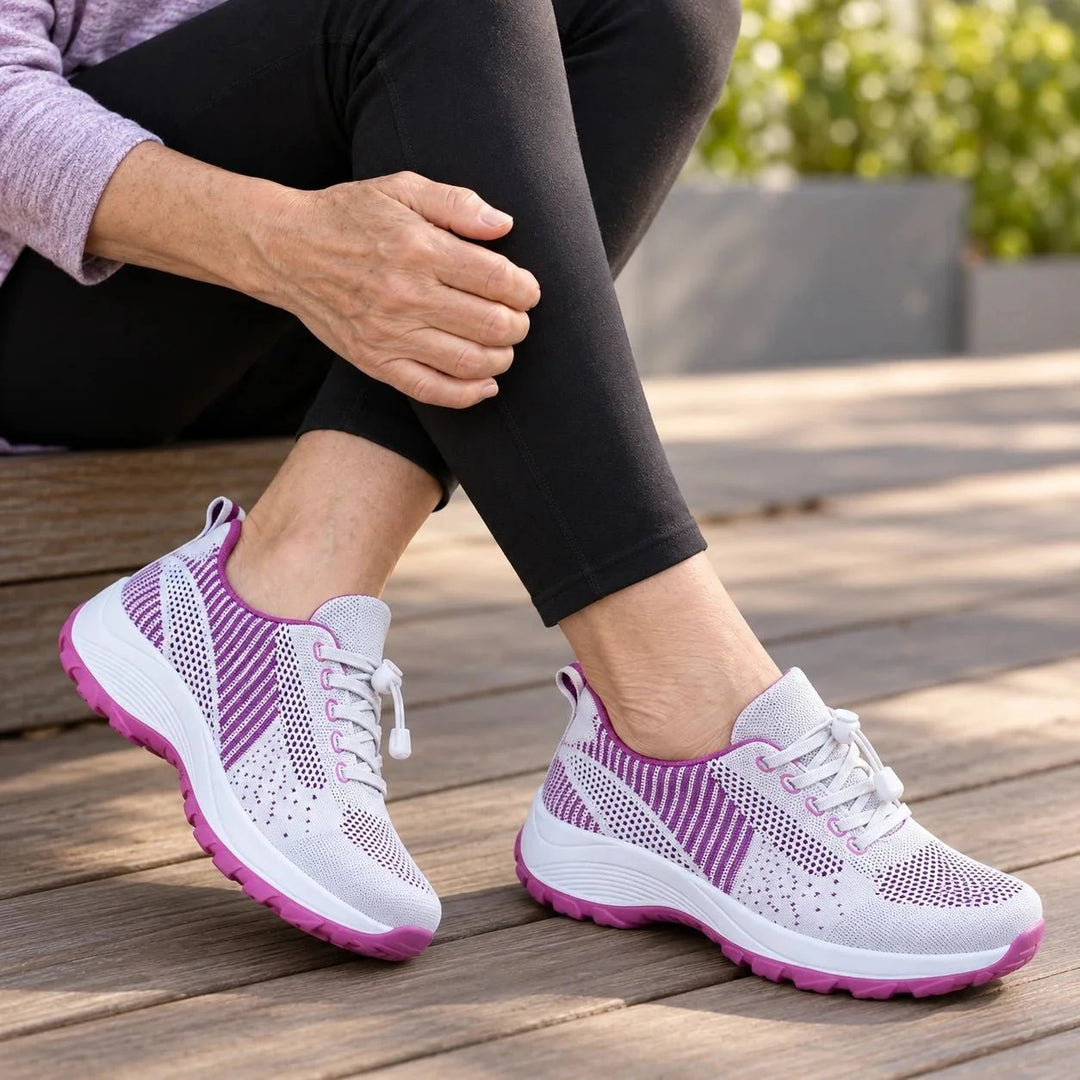 Solara™ – Ortopediske Antiskli Bred Passform Sneakers