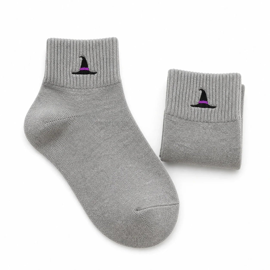 CreepySocks™ –  Skumle Broderte Ribbede Halloween Sokker