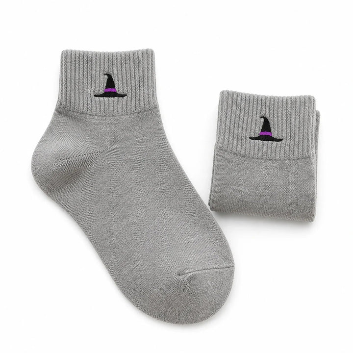 CreepySocks™ –  Skumle Broderte Ribbede Halloween Sokker
