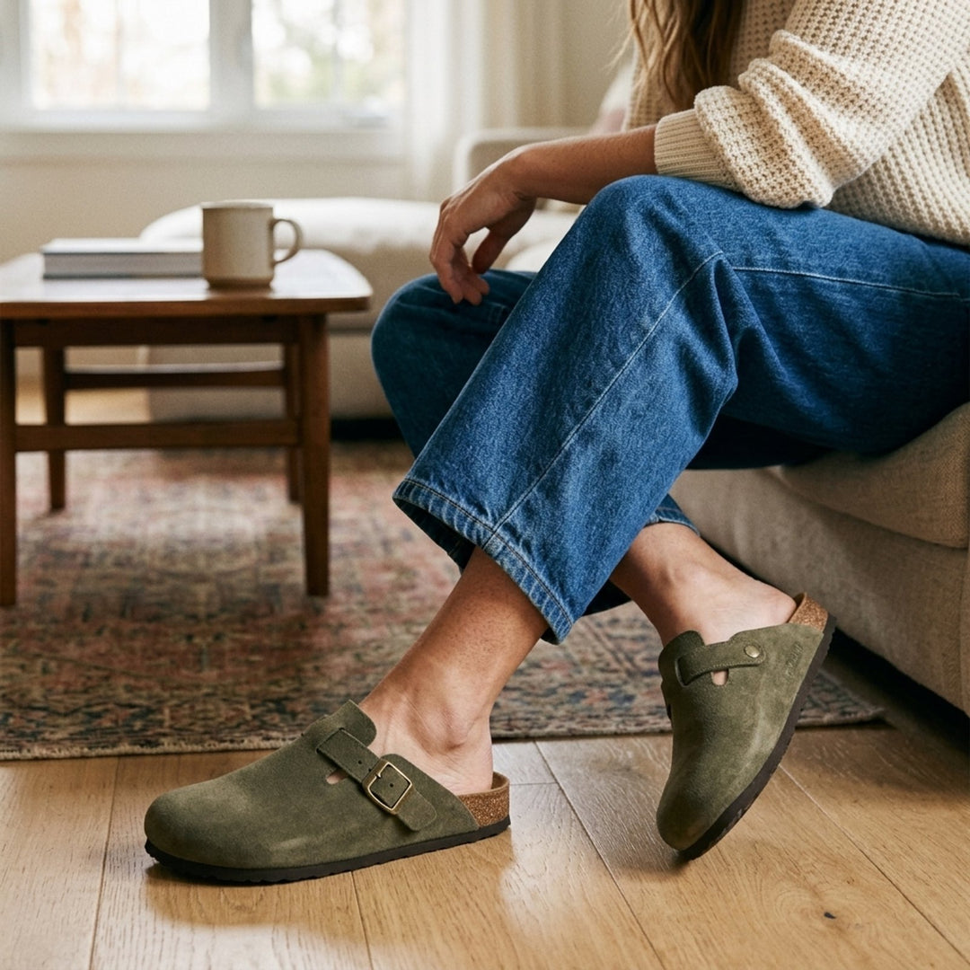 Sierra™ – Sandaler med spenne og anatomisk korksåle