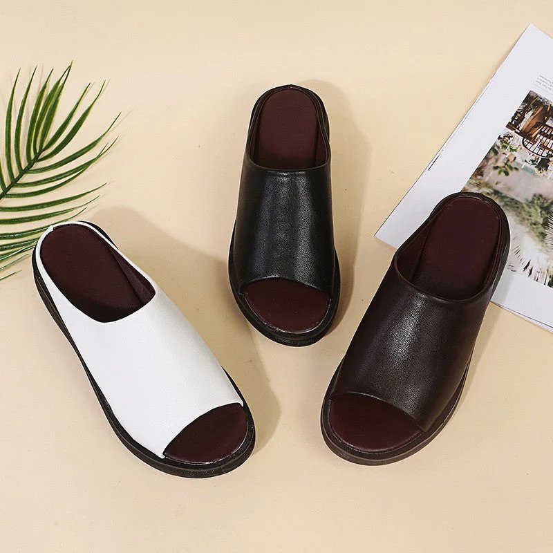Gry™ – Ortopediske plattform sandaler med slip-on design