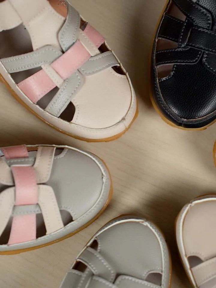 Iselin™ – Sandaler med borrelåslukking for komfortabel gåing
