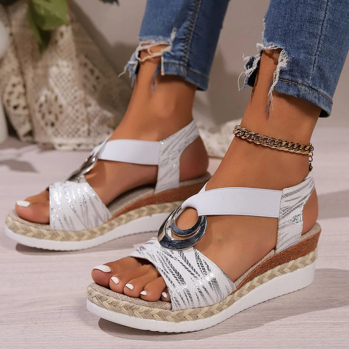 Tiril™ – Ortopediske Gel Såle Sandaler med 4 cm Hælstøtte