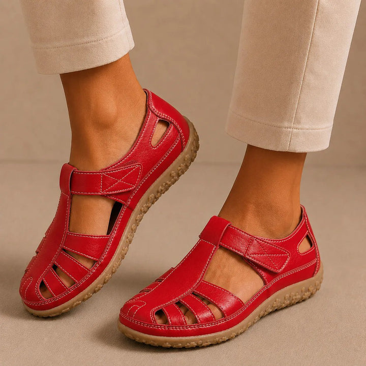 OrthoVita™ – Antiskli Polstret Sandaler med Lukket Tå