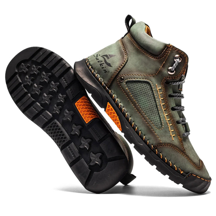 Matteo™ – Håndlagde snørebånd høy-top sneakers