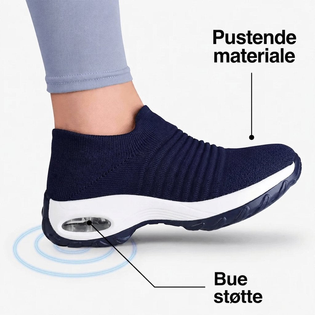 OrthoStride™ – Ortopediske Slip-On Komfort Sneakers