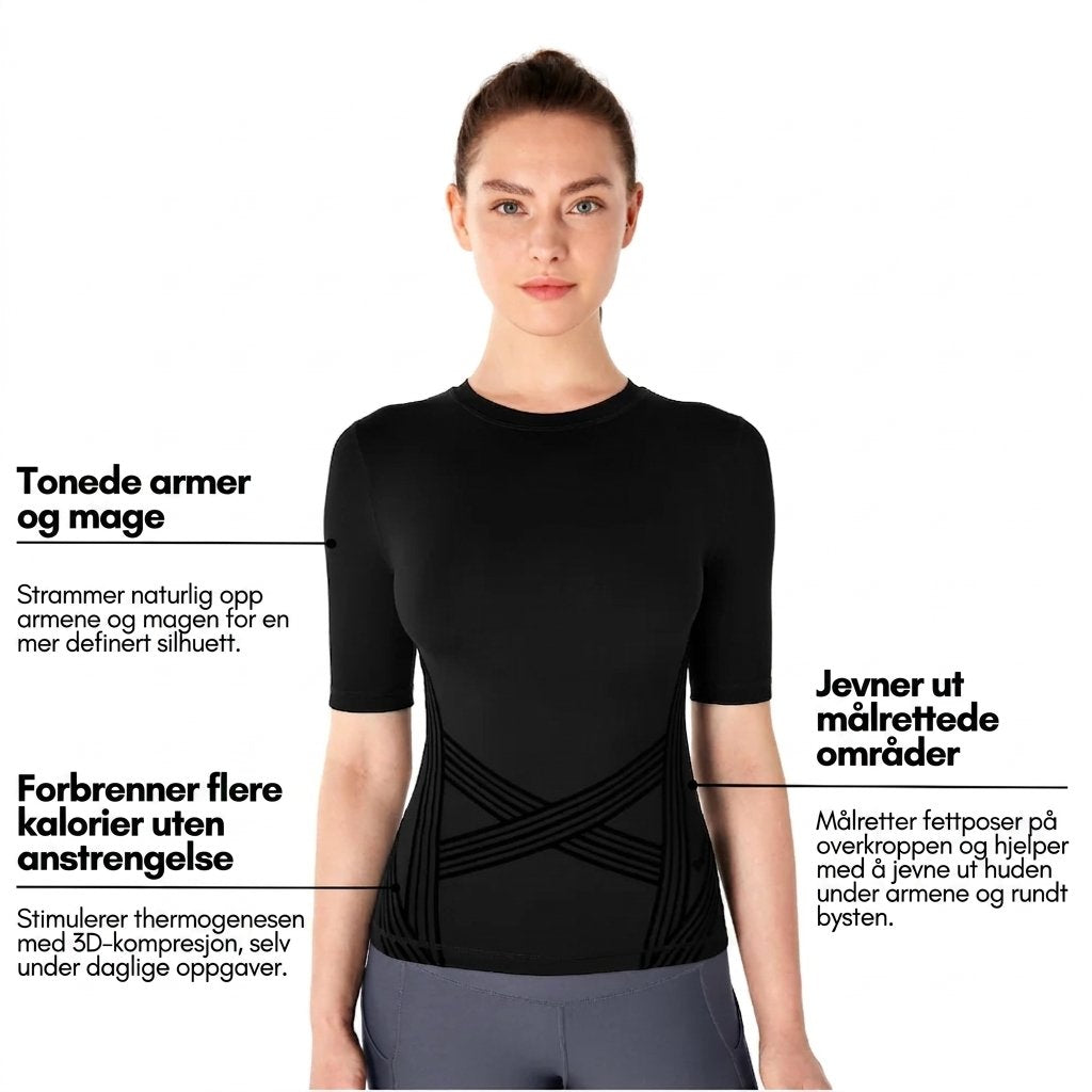 ContourFit™ – 3D Kompresjonsformende T-skjorte