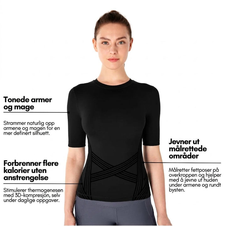 ContourFit™ – 3D Kompresjonsformende T-skjorte