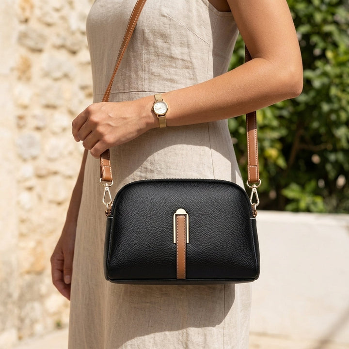 Jenny™ – Crossbody-veske med glidelås og justerbar stropp