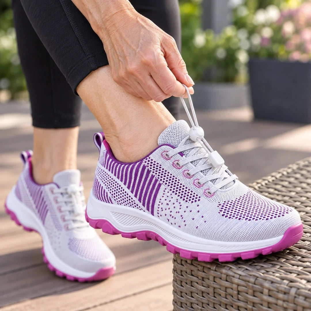 Solara™ – Ortopediske Antiskli Bred Passform Sneakers