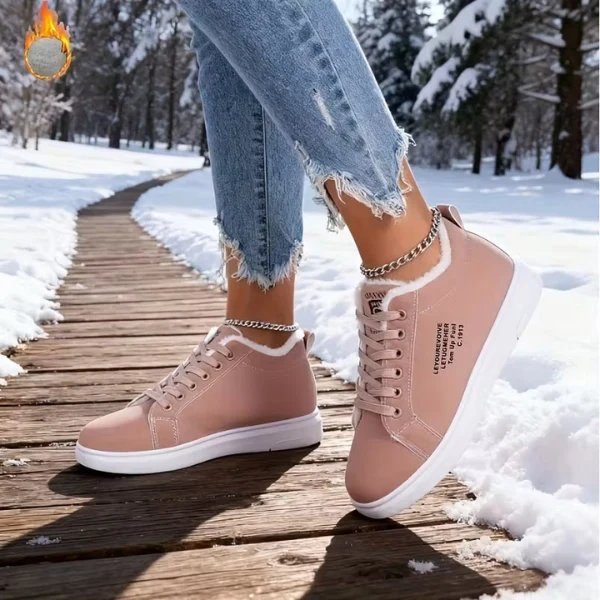 PlushStep™ – | Behagelige snøresko med fleecefôr