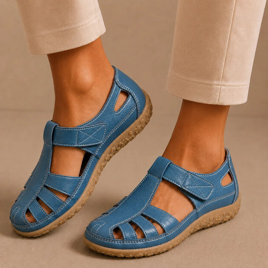 OrthoVita™ – Antiskli Polstret Sandaler med Lukket Tå