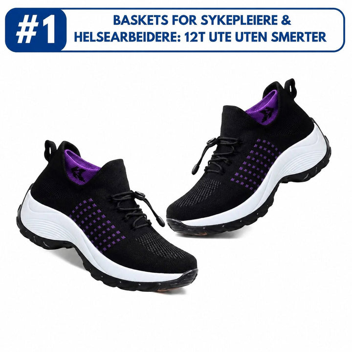 ErgoWalk™ – Ergonomiske Polstrede Komfort Sneakers