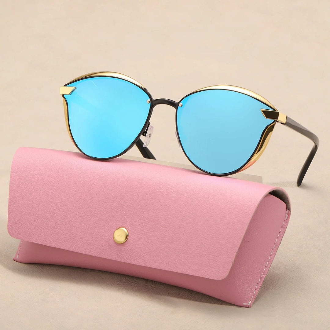 Runa™ – Polaroid Cat-Eye Solbriller med Etui