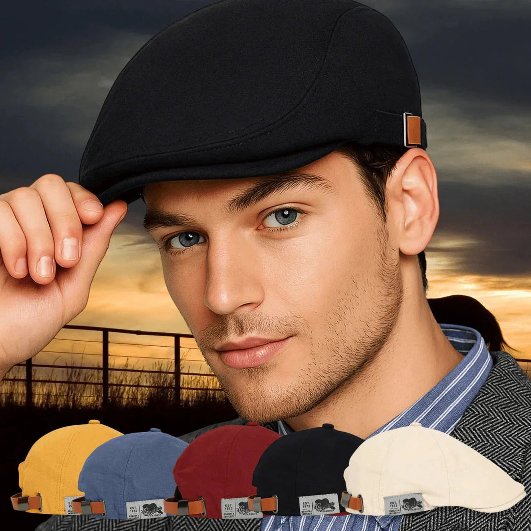 Emil™ –  Klassisk Justerbar Flat Cap