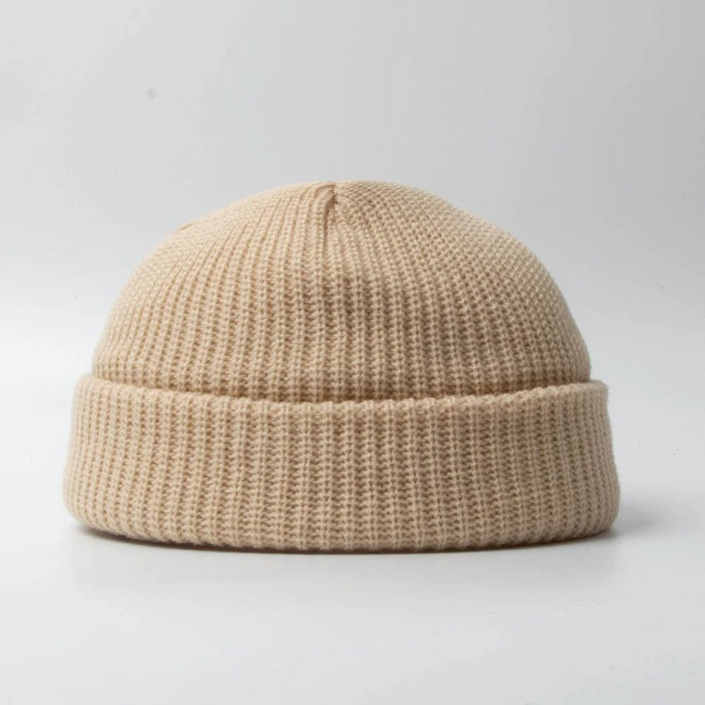 Iver™ – Ribbete Strikket Cuffless Beanie