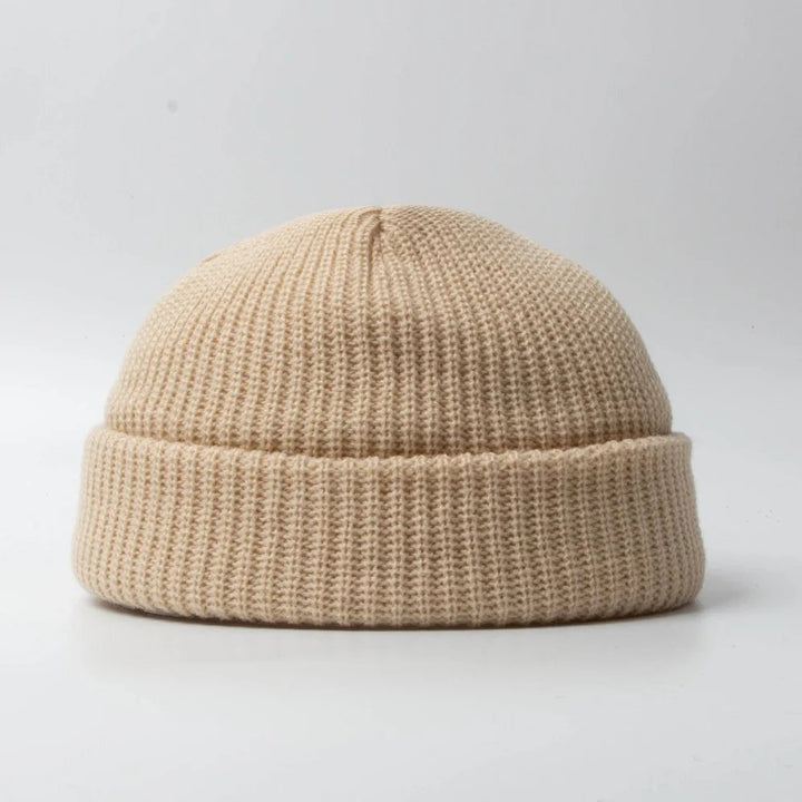 Iver™ – Ribbete Strikket Cuffless Beanie