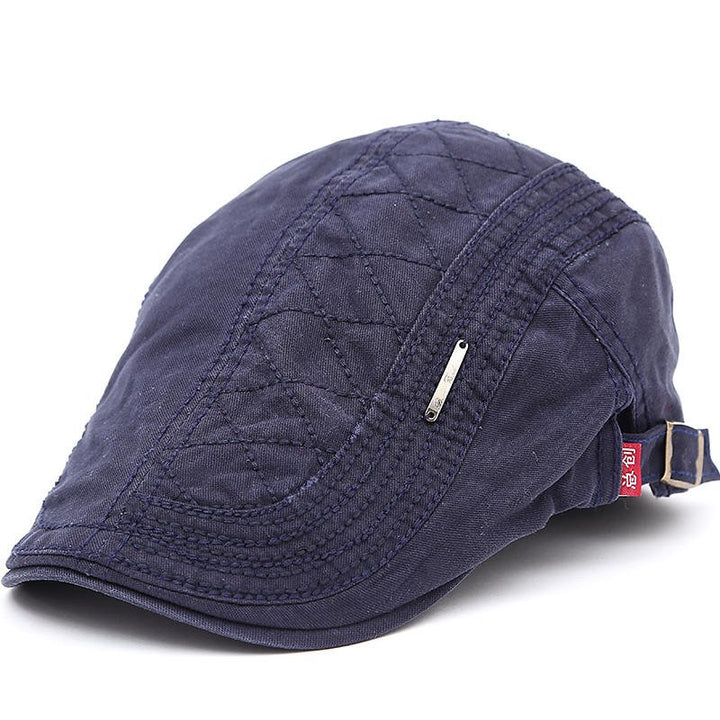 Edvin™ – Vattert Diamantstikksom Flat Caps