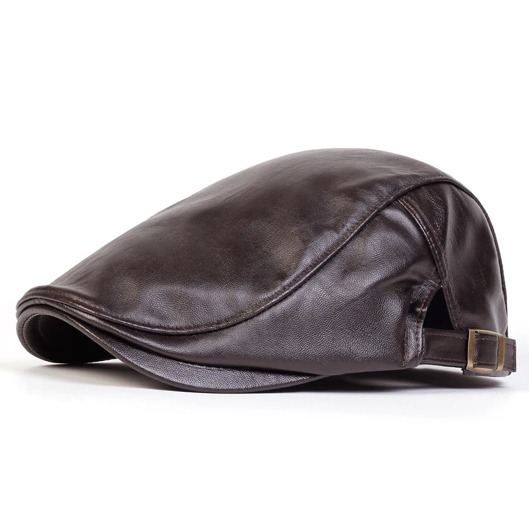 Christian™ – Justerbar Flat Cap med Glatt Finish