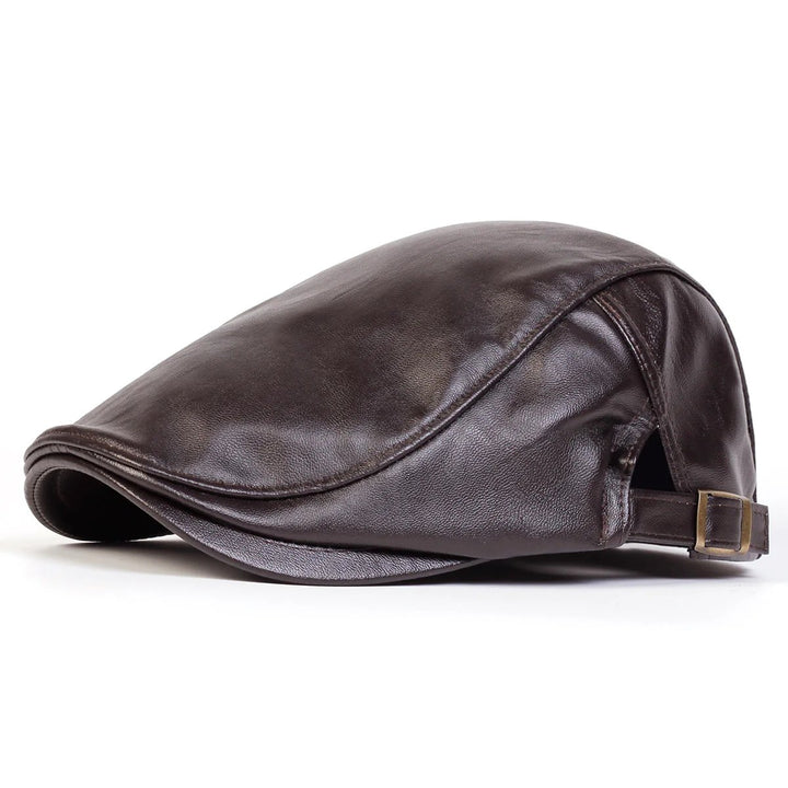 Christian™ – Justerbar Flat Cap med Glatt Finish