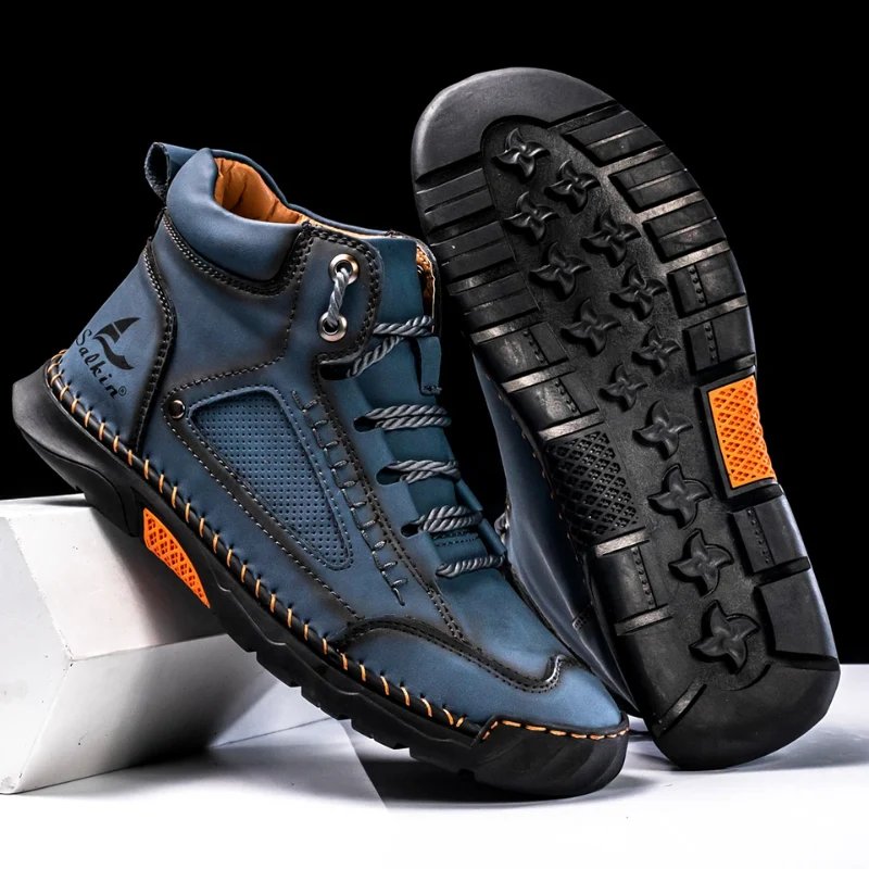 Matteo™ – Håndlagde snørebånd høy-top sneakers