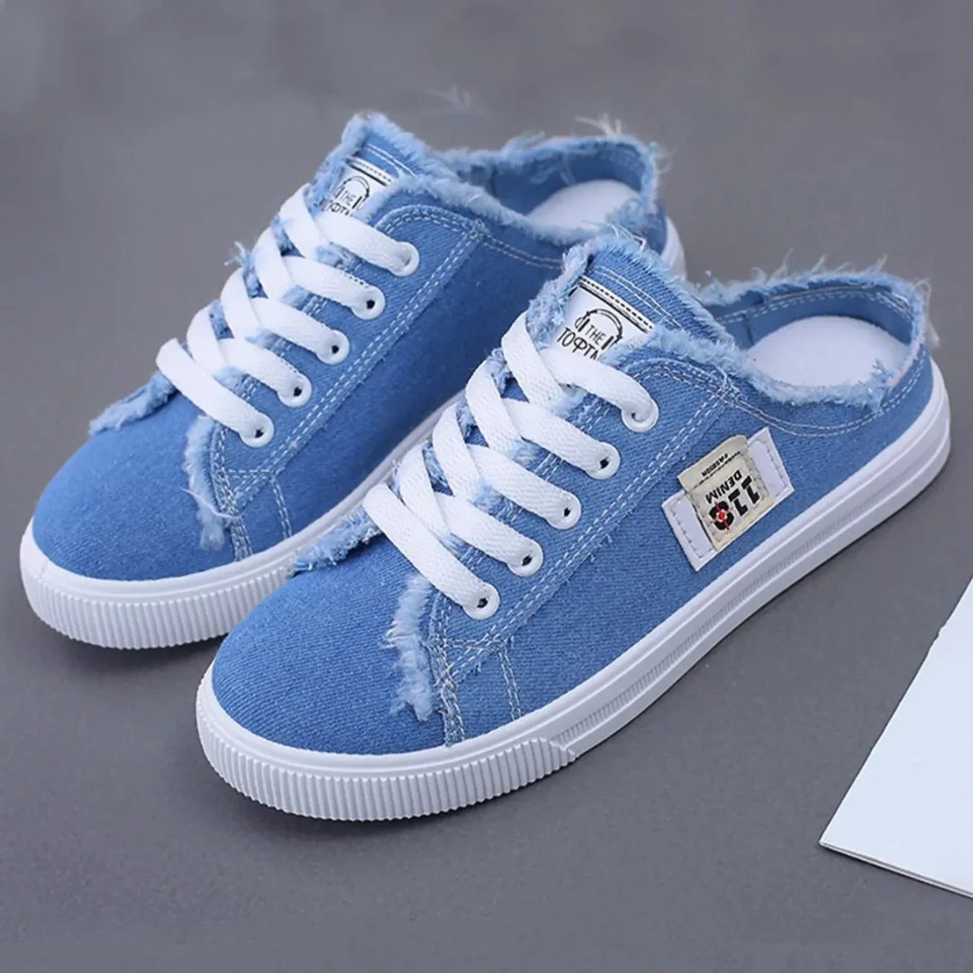 Karin™ – Slitt Snortopp Slip-On Mule Sneakers