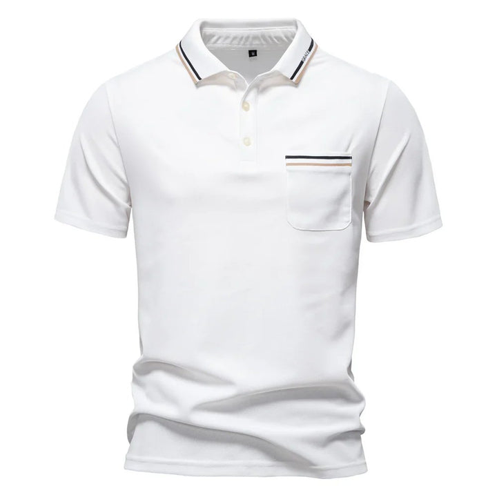 Xavier™ – Smart Casual Strikket Topp for Menn