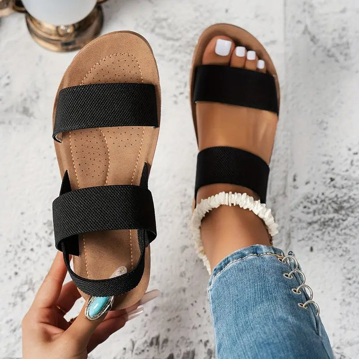 Kristine™ – Åpne Tå Hverdags Sandaler