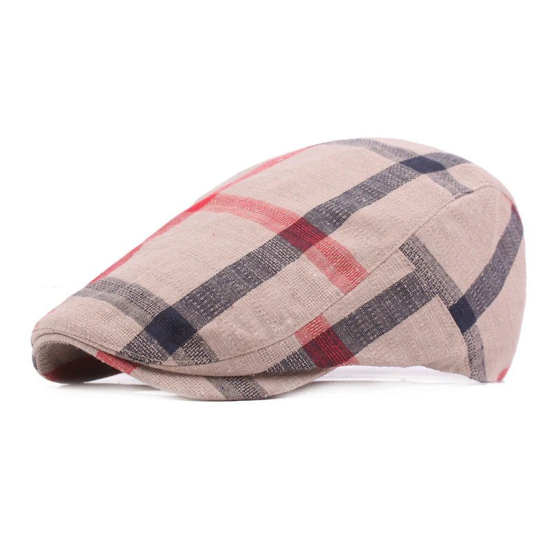 Arne™ – Pustende Rutete Justerbar Flat Caps