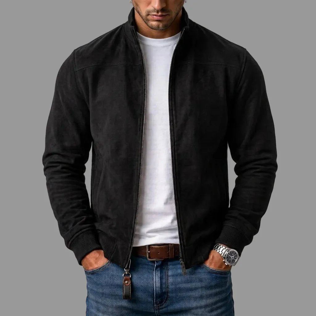 Oliver™ – Full-Zip Ståkrage Bomberjakke