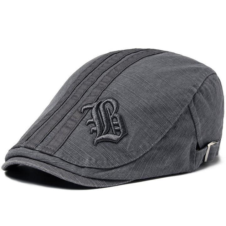 Vegard™ – Justerbar Brodert Flat Cap