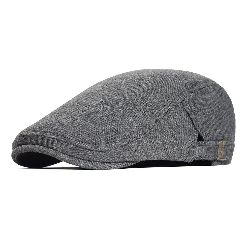 Reidar™ – Justerbar Flat Cap med Pustende Strikk