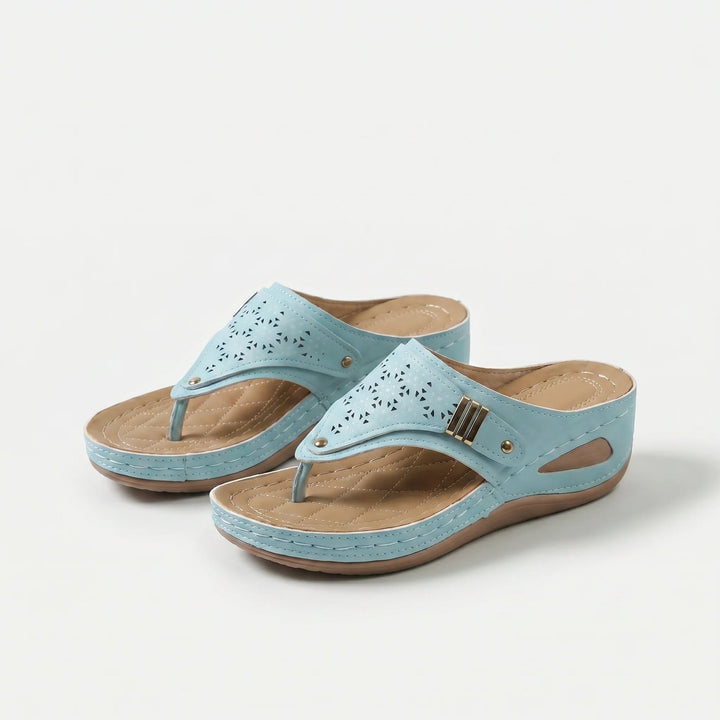 Charlotte™ – | Hælstøtte Hæl-kile Tongsandal