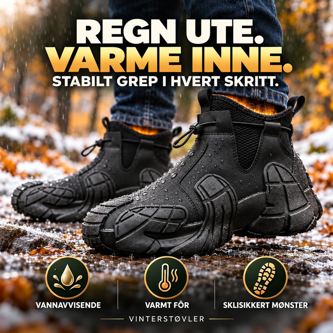 ThermoStep™ – Vanntette Termiske Ankelstøvler med Skridsikre Såler