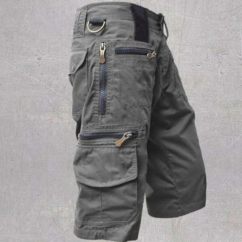 Jakob™ – Multifunksjonelle Cargo Shorts med Glidelås og Mange Lommer