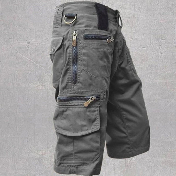 Jakob™ – Multifunksjonelle Cargo Shorts med Glidelås og Mange Lommer