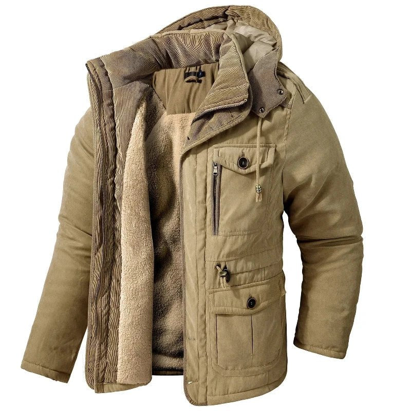 Gustav™ – Hettefleece-lined Cargo Vinterparka