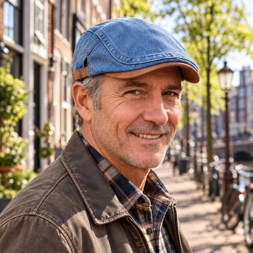 Birk™ – Vintage Newsboy Cap for uformelt bruk