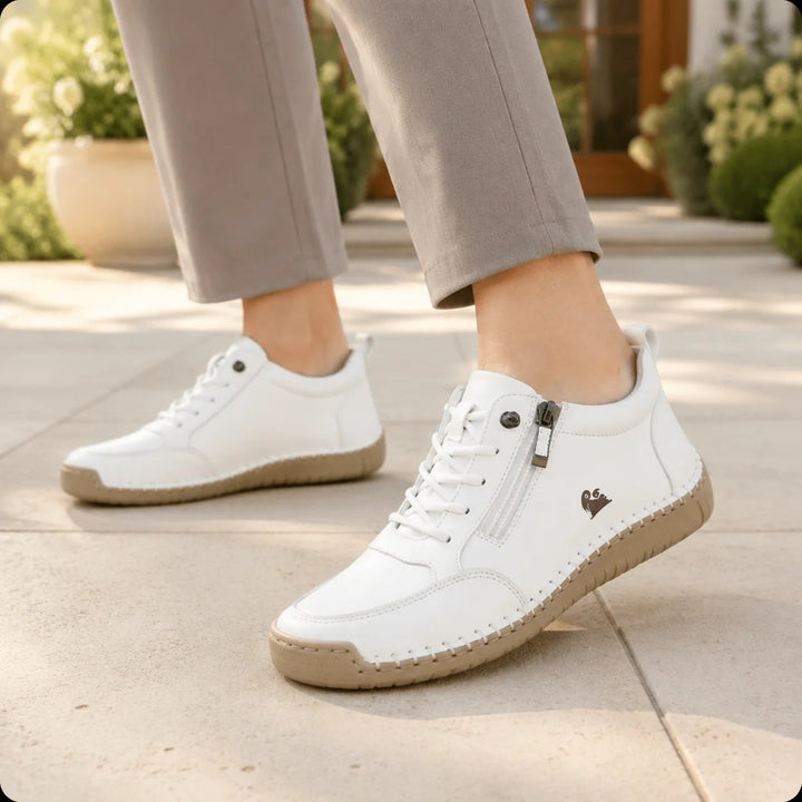 OrthoFit™ – Ergonomiske Polstrede Sneakers med Sideglidelås