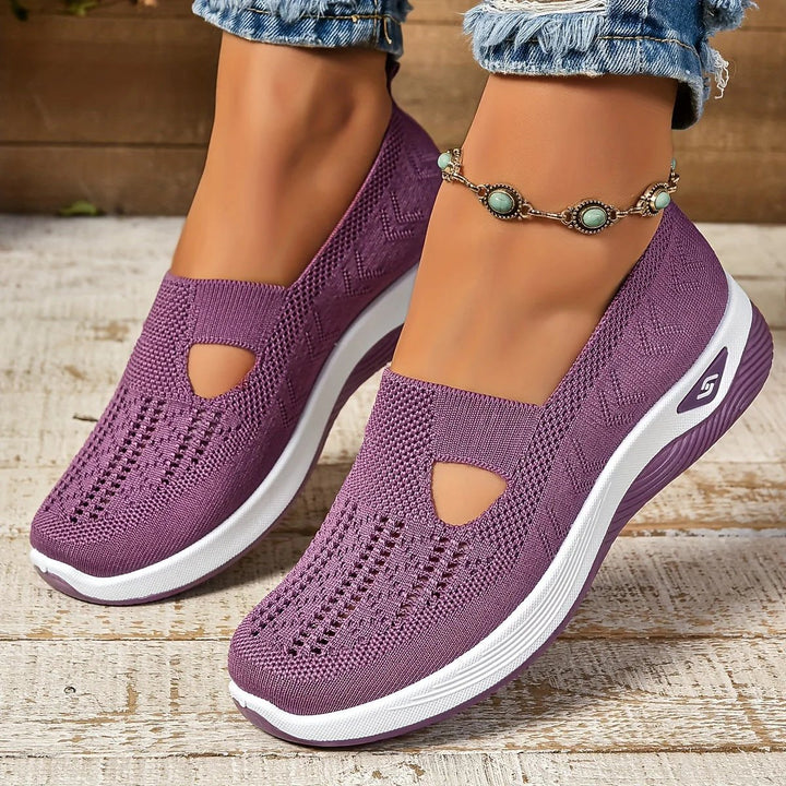 Eline™ – Pustende Mesh Slip-On Gå-sko