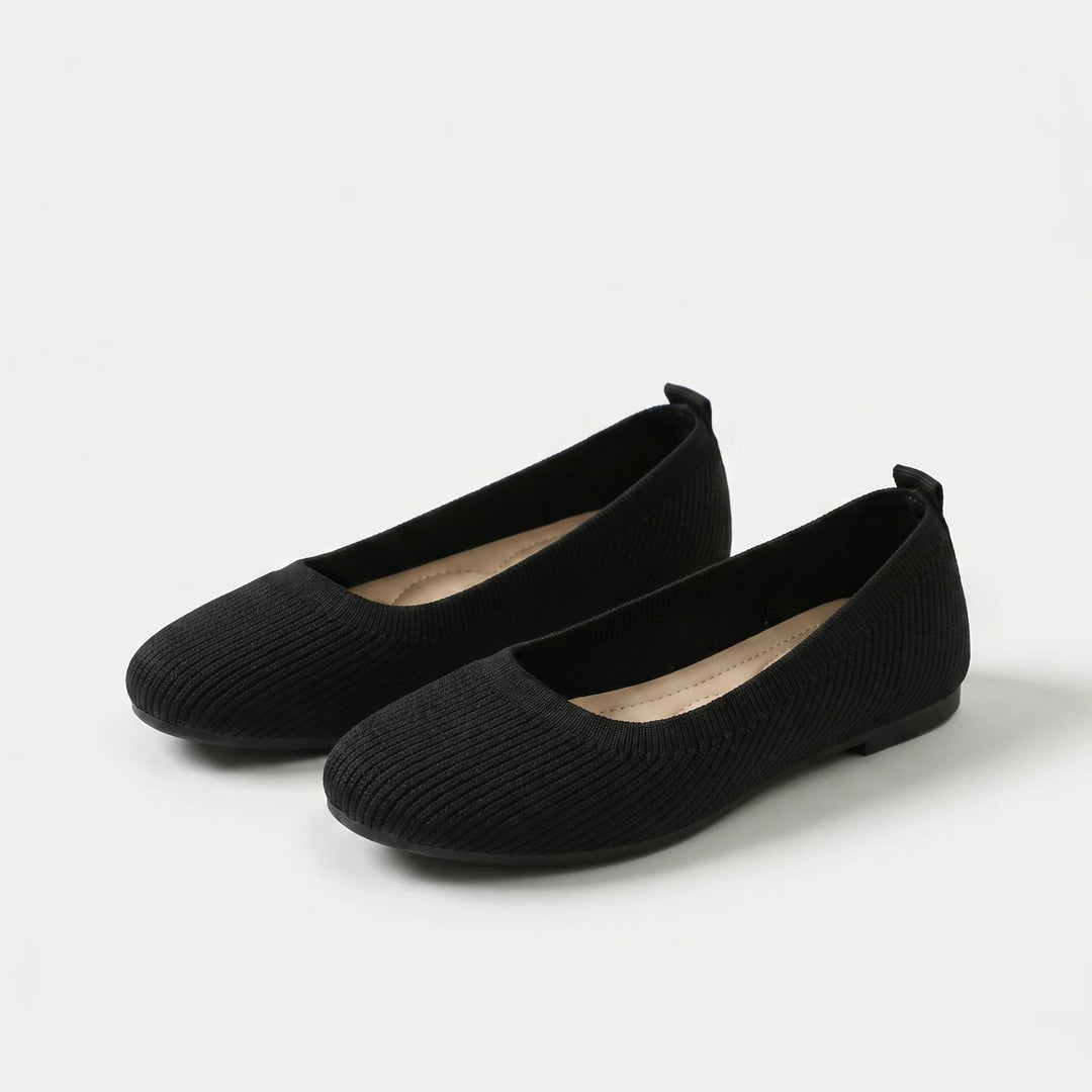 Tuva™ – | Strikkede Slip-On Komfort Ballettsko