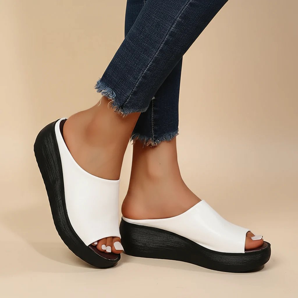 Gry™ – Ortopediske plattform sandaler med slip-on design