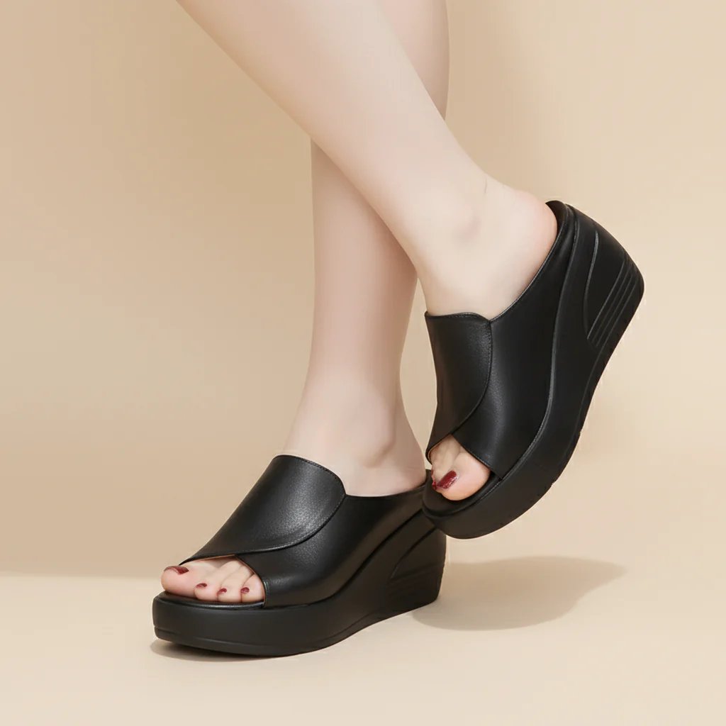 Birte™ – Platåkile Orthopediske Slip On Sandaler