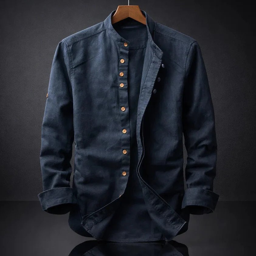 Benjamin™ – Distinktiv Ståkrage Knappeopp Shirt