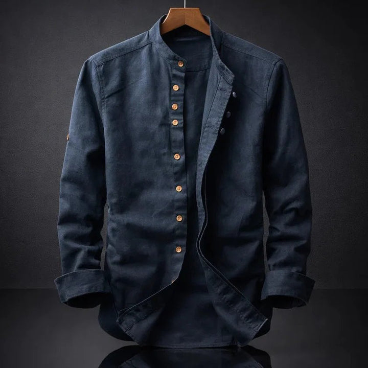 Benjamin™ – Distinktiv Ståkrage Knappeopp Shirt