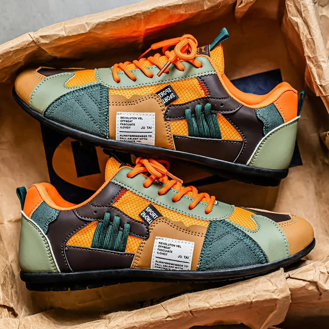 Espen™ – Retro Colorblock Snøresko