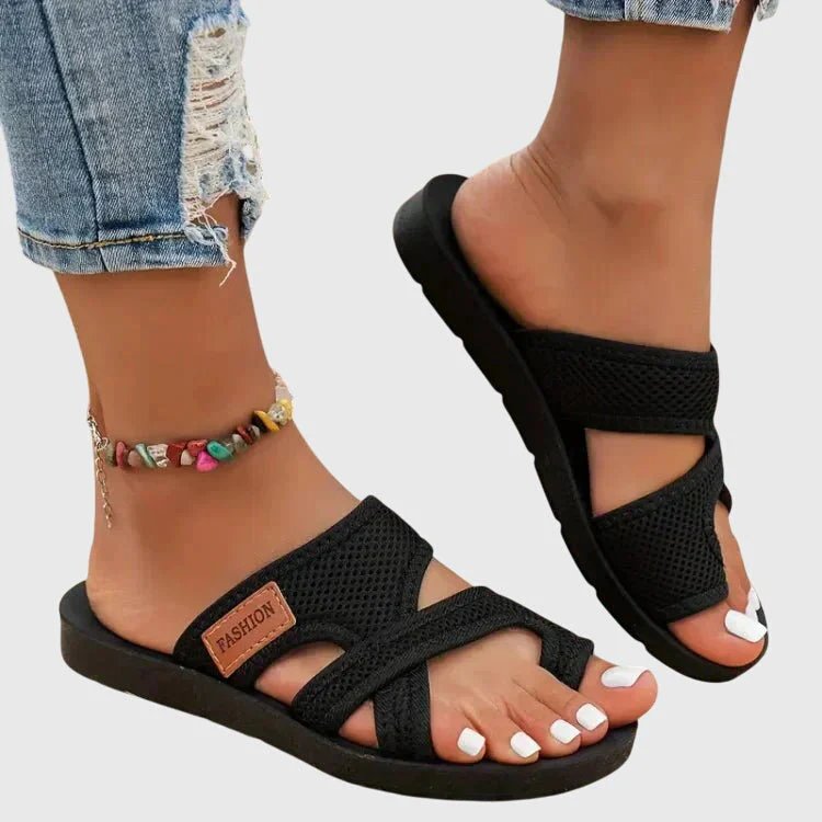 Nina™ – Ortopediske Sandaler med Krysstrapp