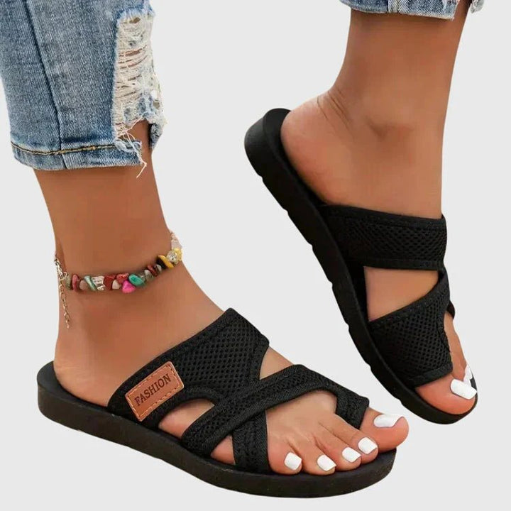 Nina™ – Ortopediske Sandaler med Krysstrapp