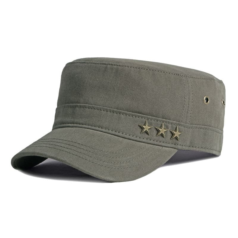 Magne™ – Triple Star Brodert Flattopp Militærcaps